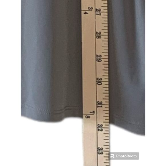 Lane Bryant Womens Size 26/28 Gray Sleeveless Top Ruffle Pleating - Picture 3 of 5